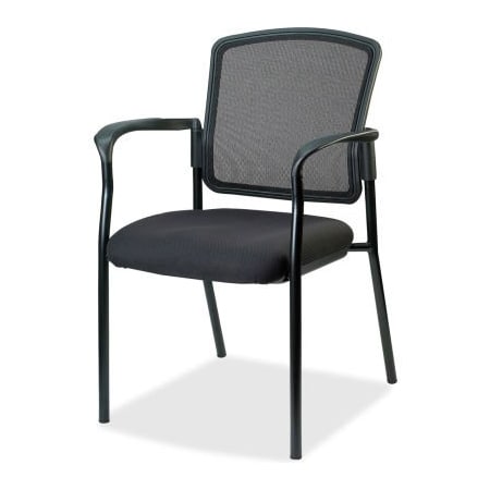 Lorell Lorell Breathable Mesh Guest Chair - Black 23100